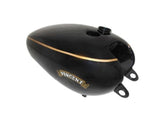 High Quality Brand New Petrol Tank Vincent Black Painted - Black Finish - Vintage Tanks Online