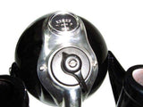 Brand New  Black Painted Headlight + Brackets Fits Royal Enfield available at Online at VintageTank24x7