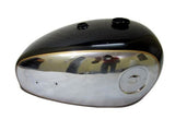 High Quality Brand New Bsa A7 A10 Black Painted Chrome Petrol Tank - Vintage Tanks Online