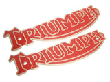 Triumph Tiger Cub Pre Unit To 1956 Motorcycle Gas/Petrol Tank Badge Motif