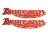 Triumph Tiger Cub Pre Unit To 1956 Motorcycle Gas/Petrol Tank Badge Motif available at 