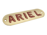 Brand New Ariel Golden Emblem Petrol Tank - Ariel Motorcycle