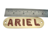 Brand New Ariel Golden Emblem Petrol Tank - Ariel Motorcycle