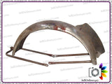 Custom Made Ariel Style Front Mudguard With Number Plate Fits Royal Enfield 500cc Motorcycle available at Royal Spares