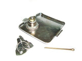 Chromed Finish Petrol Tank Flap Set Fits Lambretta  LI3 GP Vijay Super Model available at Online at VintageTank24x7