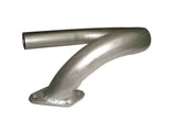 New Exhaust U Bend Pipe Silver Painted Fits Lambretta GP 150 available at Online at Royal Spares