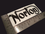 Good Quality 5 Inches Black Petrol Gas Fuel Tank Fits Decal Norton 16H/ES2 Models