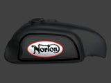 Good Quality 5 Inches Black Petrol Gas Fuel Tank Fits Decal Norton 16H/ES2 Models