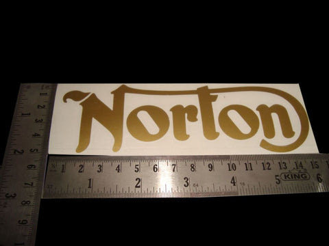 Pair Of Decal Stickers With Logo Fits Norton, Featherbed Models