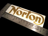 Pair Of Decal Stickers With Logo Fits Norton, Featherbed Models