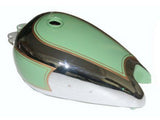 Best Chrome Petrol Tank Green Painted Fits BSA B31 Motorcycle Models