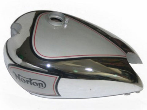 New Chromed Petrol Tank Silver Painted Fits Norton 16H ES2 Motorcycles