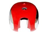 New Chrome Painted Red Plated Petrol Tank Fits BSA Goldstar A7 A10 Models