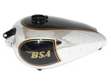 Chrome Plated Petrol Tank Black Painted Fits BSA M20 1930's Models