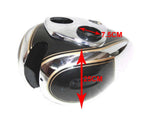 New Quality Chrome Finish Black Petrol Tank Fits Ariel Square 4 Red Hunter Models