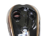 New Quality Chrome Finish Black Petrol Tank Fits Ariel Square 4 Red Hunter Models