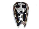 New Quality Chrome Finish Black Petrol Tank Fits Ariel Square 4 Red Hunter Models