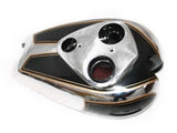 New Quality Chrome Finish Black Petrol Tank Fits Ariel Square 4 Red Hunter Models