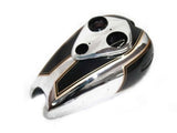 New Quality Chrome Finish Black Petrol Tank Fits Ariel Square 4 Red Hunter Models