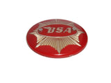 Bike Gold Star Tank Badges-Red Fits BSA 65-8228 - B31 B32 B33 B34 A10 A7