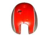 New Chromed Petrol Tank Red Fits BSA A65 Thunderbolt / Lighting Motorcycles