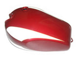 Custom, made Cherry Red- White Fuel Petrol Tank 4 Gallon Fits Vintage Triumph Trident T160