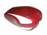 Custom, made Cherry Red- White Fuel Petrol Tank 4 Gallon Fits Vintage Triumph Trident T160
