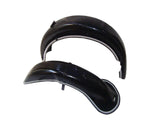 Complete Set Of Front And Rear Mudguard Black Painted Fits Vintage BMW R71