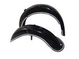 Complete Set Of Front And Rear Mudguard Black Painted Fits Vintage BMW R71