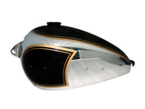 Black Painted Tank Fuel Tank Fits BSA A7 Plunger Model