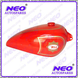 Red Painted Chrome Petrol Tank Fits BSA B31 Motorcycles