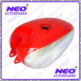 Red & Chromed Tank Vintage Petrol/Gas Fits Panther M100-M120 Models