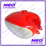 Red & Chromed Tank Vintage Petrol/Gas Fits Panther M100-M120 Models