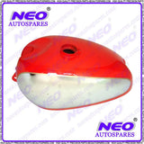 Red & Chromed Tank Vintage Petrol/Gas Fits Panther M100-M120 Models