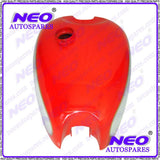 Red & Chromed Tank Vintage Petrol/Gas Fits Panther M100-M120 Models
