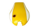Yellow And White Fuel Petrol Tank For Fits Triumph Trident T160 Motorcycles