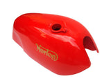 Red Painted Petrol Fuel Tank Fits Norton Motorcycles