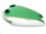 New Painted Petrol Tank Chrome And Green Fits BSA B31/A7 Model