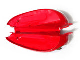 Chrome Red Painted Fuel Petrol Tank With Cap Fits  Vintage Panther 1000cc Motorcycle.