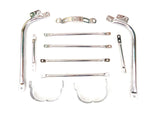 New Front & Rear Chromed Fender Mudguard Stay Kit Fits BSA Bikes