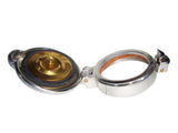 2"Monza Alloy Flip Up Fuel Petrol Gas Oil Cap Manx Mini Fits Norton Triumph Triton