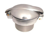 Alloy Petrol Fuel Flip Cap Threaded Filler Neck Fits BSA, AJS, Norton Many Vintage British Bikes