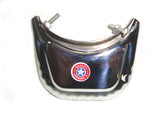 Chromed Mud Flap / Mudguard Extension Metal Fits Royal Enfield available at Royal Spares