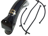 Brand New Rear Mudguard + No. Plate + Fixing Fits Royal Enfield Bike available at Online at VintageTank24x7