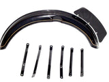 Complete Front Mudguard + No. Plate + Fixings Fits Royal Enfield 350cc Motorcycles available at Online at VintageTank24x7