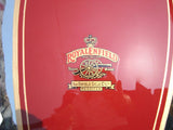 Brand New Chrome Tank Red & With Kneepad Fits Royal Enfield available at Online at VintageTank24x7
