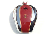 Brand New Chrome Tank Red & With Kneepad Fits Royal Enfield available at Online at VintageTank24x7
