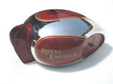 Brand New Chrome Tank Red & With Kneepad Fits Royal Enfield available at Online at VintageTank24x7