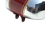 Brand New Chrome Tank Red & With Kneepad Fits Royal Enfield available at Online at VintageTank24x7