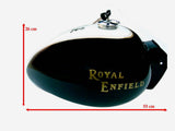 Brand New Black & White Petrol Tank Fits Royal Enfield available at Online at VintageTank24x7